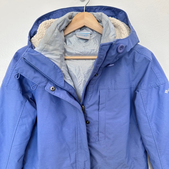 Columbia Carson Pass Interchange 3-In-1 Jacket Womens Medium Hooded Waterproof - Picture 3 of 11
